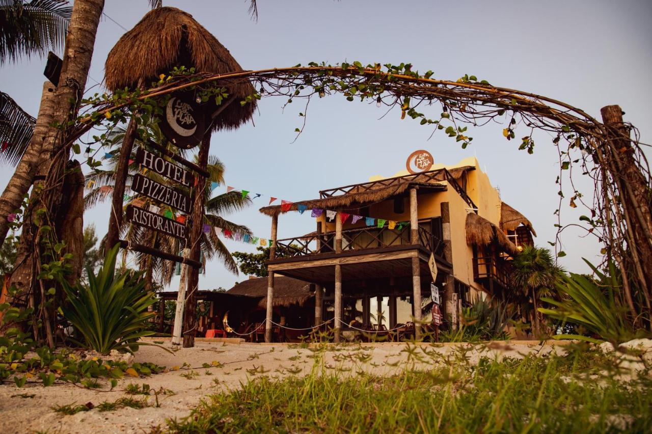 Hotel Luna De Plata Mahahual Exterior foto