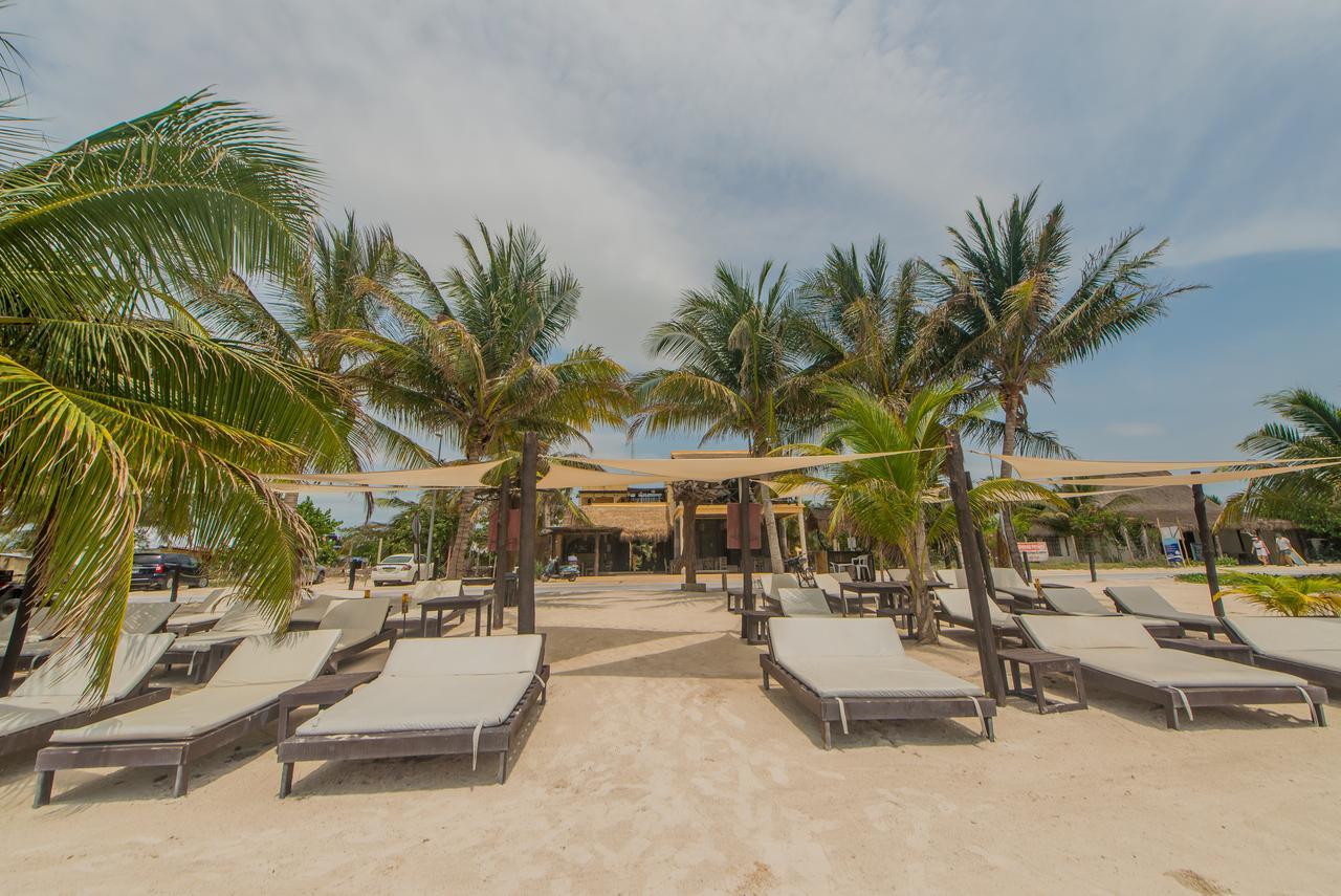 Hotel Luna De Plata Mahahual Exterior foto