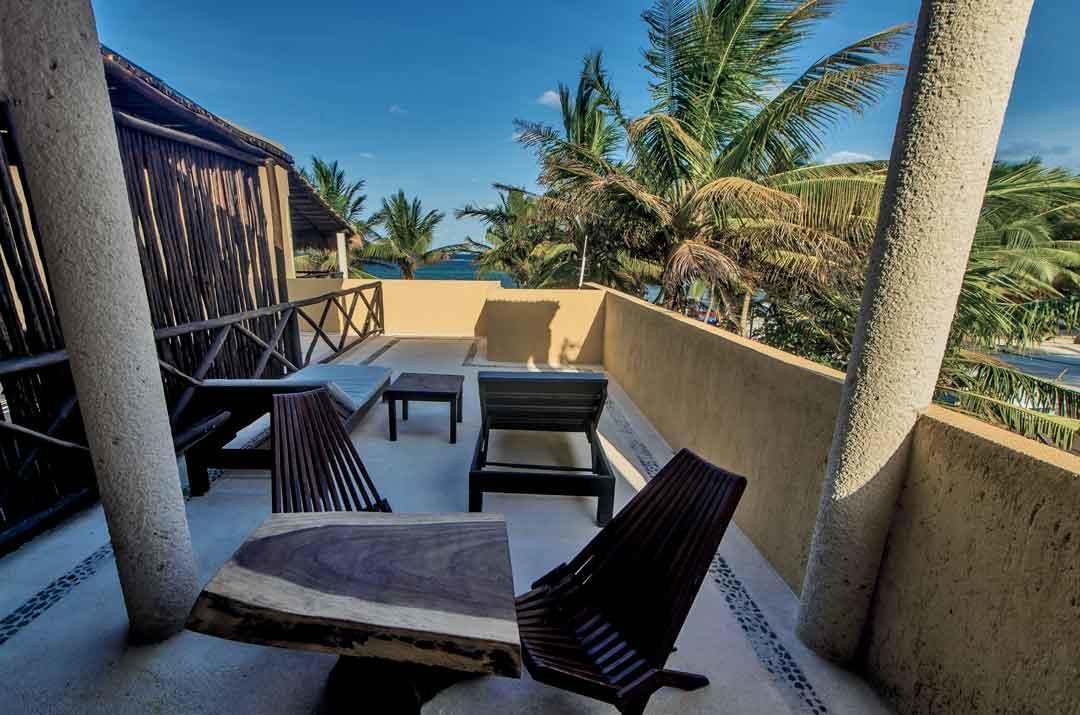 Hotel Luna De Plata Mahahual Exterior foto